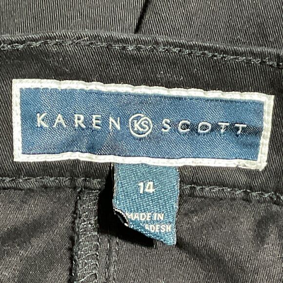 Karen Scott Women's Black Capri Pants Size 14 - Picture 12 of 12